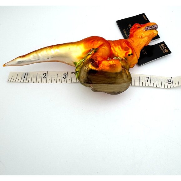 Robert Stanley Home Collection Dinosaur Christmas Ornament 3.25" x 6.625" - Picture 3 of 8